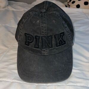Vintage PINK black hat